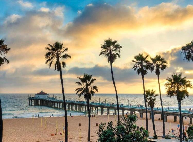 Venice Beach Studio With Large Private Patio Steps To The Beach Лос-Анджелес Экстерьер фото