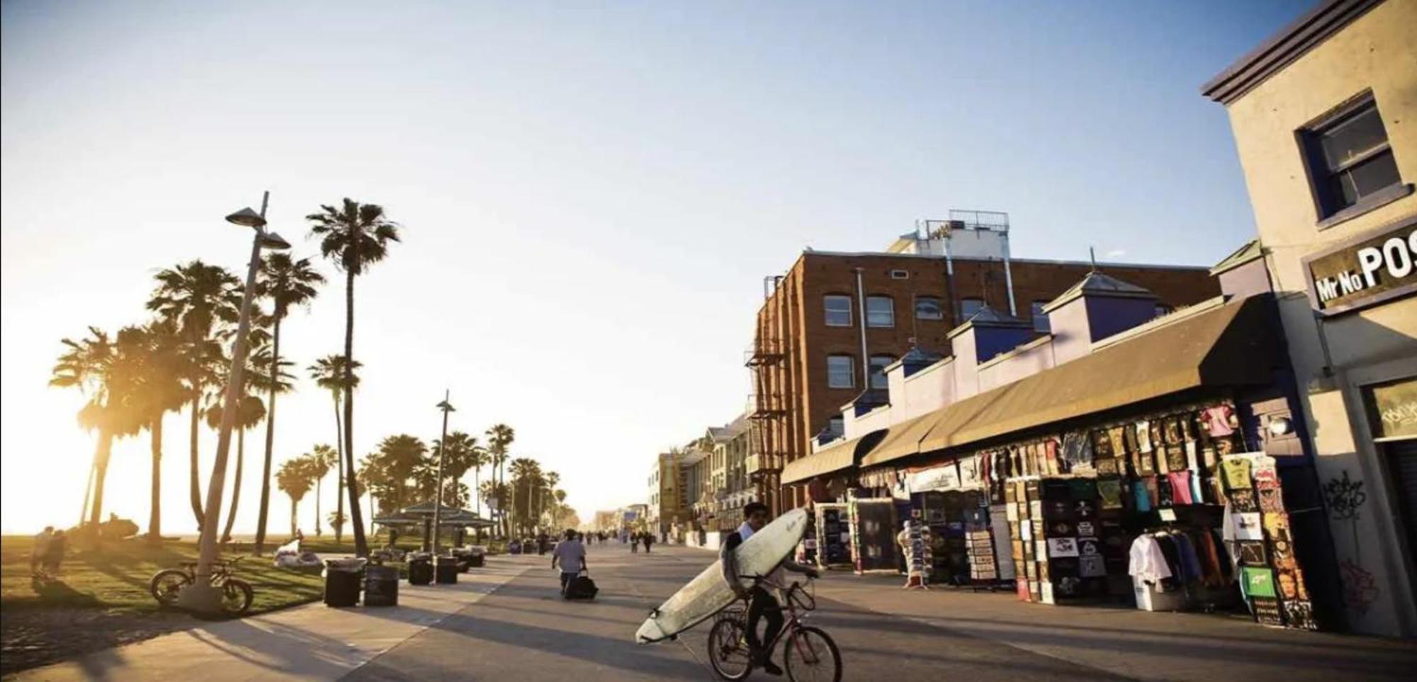 Venice Beach Studio With Large Private Patio Steps To The Beach Лос-Анджелес Экстерьер фото
